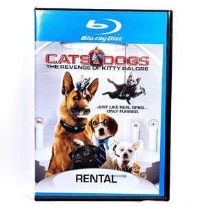 Warner‎ Bros Cats & Dogs Revenge of Kitty Galore Blu-ray Rental Edition 2010